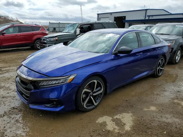 2022 HONDA ACCORD SPORT VIN 1HGCV1F3XNA121692 фото 1