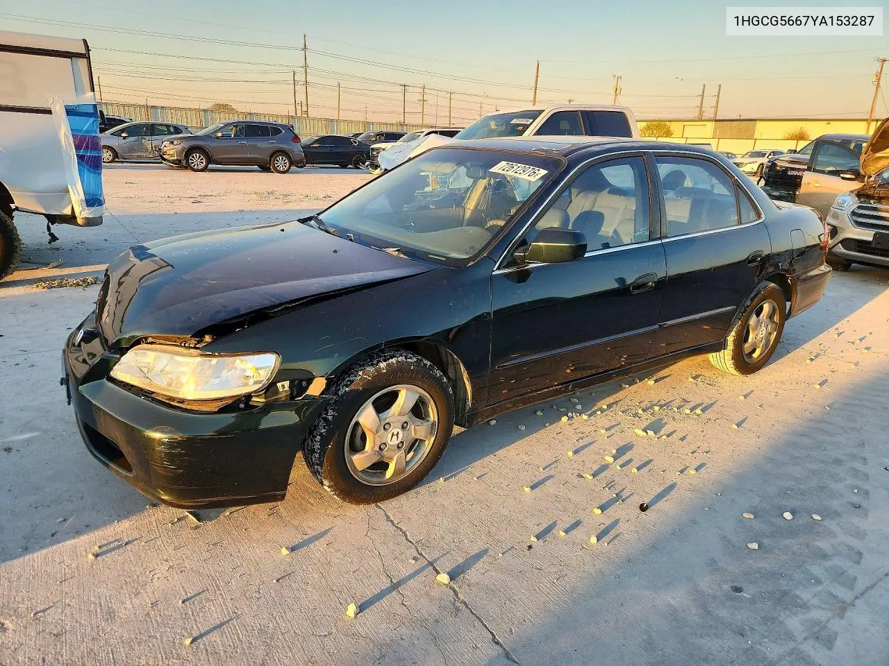 2000 Honda Accord Ex VIN 1HGCG5667YA153287 фото 1