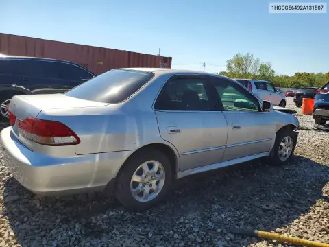 2002 Honda Accord Lx VIN 1HGCG56492A131507 фото 3
