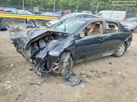 1HGCM66574A003440 — 2004 Honda Accord, Повреждения со всех сторон, фото до ремонта