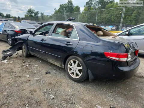 2004 Honda Accord Ex VIN 1HGCM66574A003440 фото 2