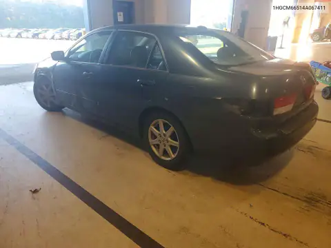 1HGCM66514A067411 — 2004 Honda Accord, фото 2 с аукциона Copart, Передняя часть