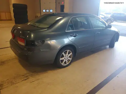 1HGCM66514A067411 — 2004 Honda Accord, фото 3 с аукциона Copart, Передняя часть