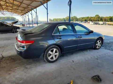 1HGCM56694A078059 — 2004 Honda Accord, фото 3 с аукциона Copart 22.10.2026, Верхняя часть / Крыша