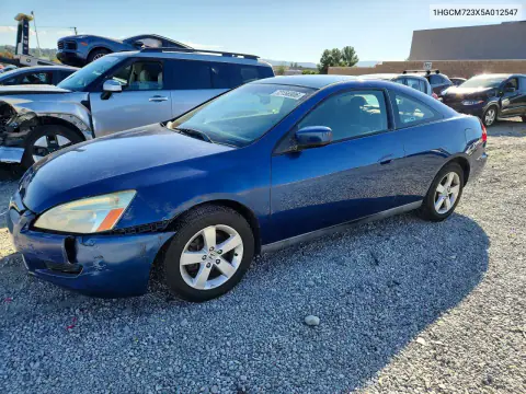 2005 Honda Accord Lx VIN 1HGCM723X5A012547 фото 1