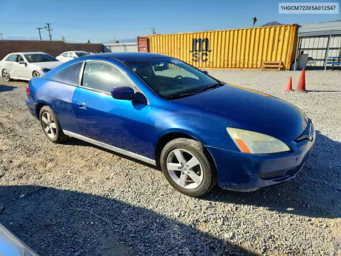 2005 Honda Accord Lx VIN 1HGCM723X5A012547 фото 4