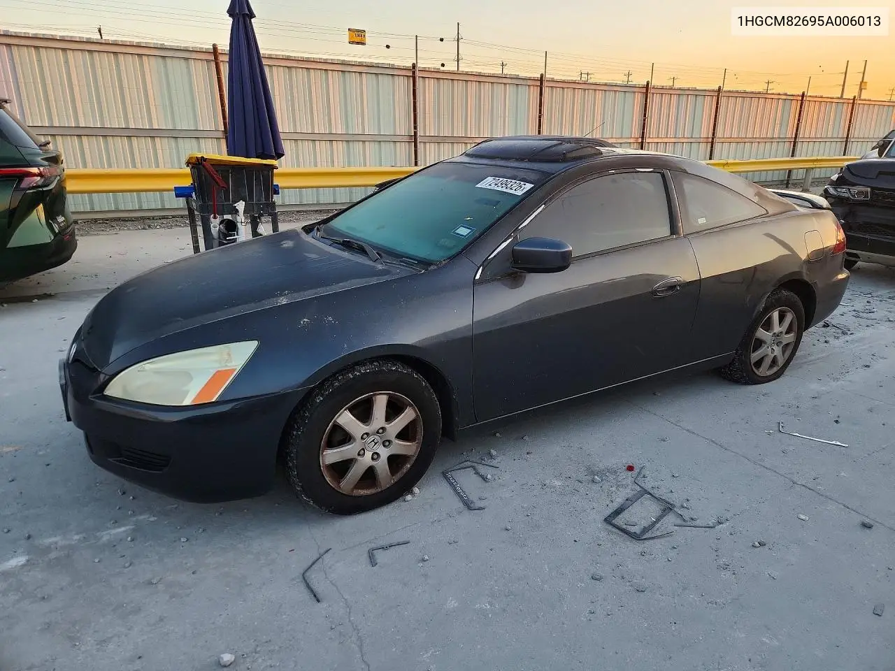 2005 Honda Accord Ex VIN 1HGCM82695A006013 фото 1