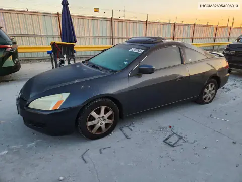 2005 Honda Accord Ex VIN 1HGCM82695A006013 фото 1
