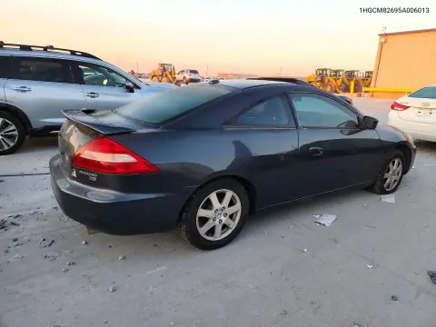 2005 Honda Accord Ex VIN 1HGCM82695A006013 фото 3