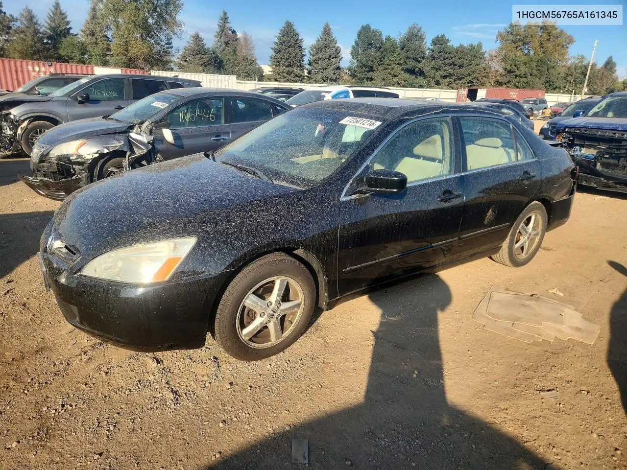 2005 Honda Accord Ex VIN 1HGCM56765A161345 фото 1