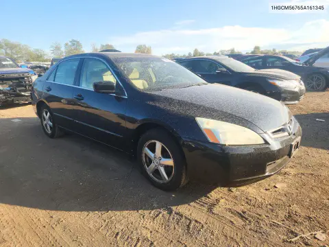 2005 Honda Accord Ex VIN 1HGCM56765A161345 фото 4