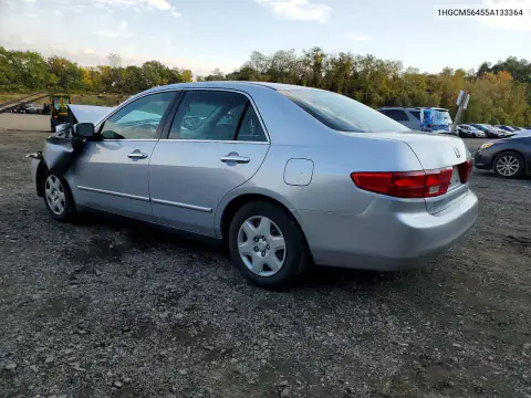1HGCM56455A133364 — 2005 Honda Accord, фото 2 с аукциона Copart, Передняя часть