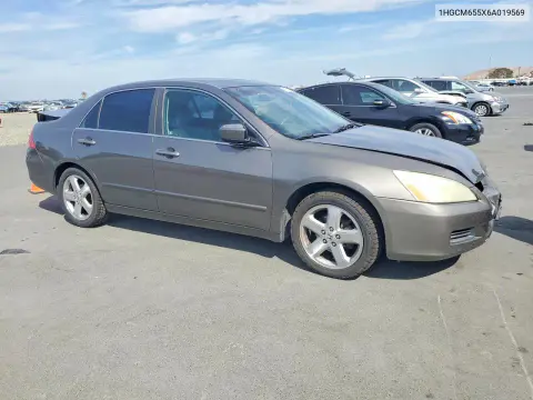 2006 Honda Accord Ex VIN 1HGCM655X6A019569 фото 4