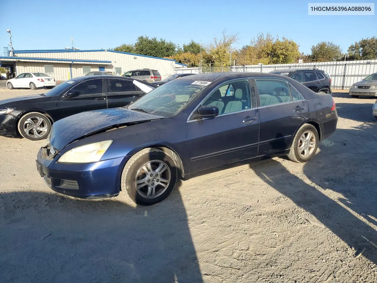 2006 Honda Accord Se VIN 1HGCM56396A088096 фото 1