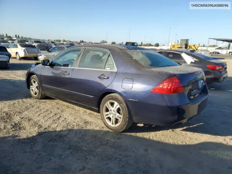 2006 Honda Accord Se VIN 1HGCM56396A088096 фото 2