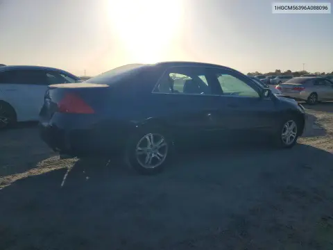 2006 Honda Accord Se VIN 1HGCM56396A088096 фото 3