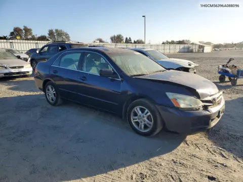 2006 Honda Accord Se VIN 1HGCM56396A088096 фото 4