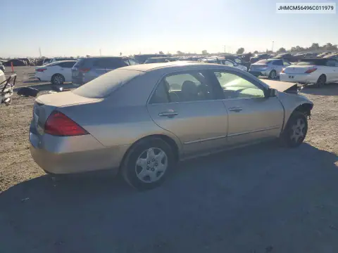 JHMCM56496C011979 — 2006 Honda Accord, фото 3 с аукциона Copart, Передняя часть