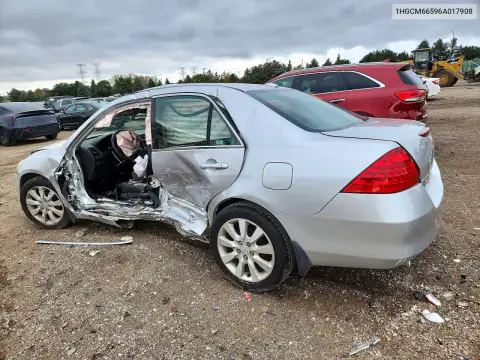 1HGCM66596A017908 — 2006 Honda Accord, фото 2 с аукциона Copart, Сторона