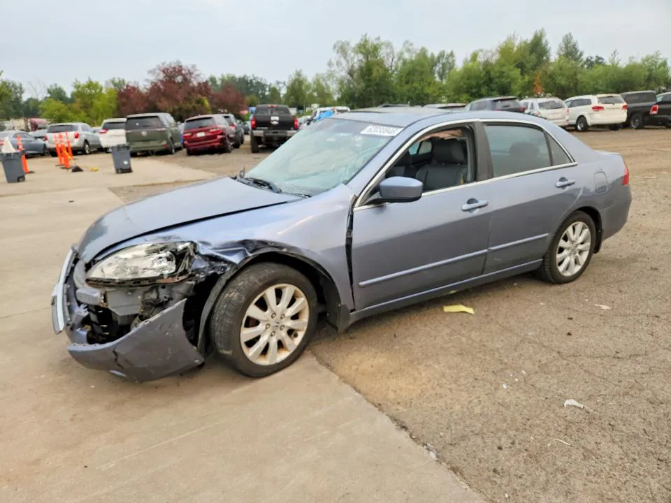 2007 HONDA ACCORD VIN 1HGCM66567A001599 фото 1