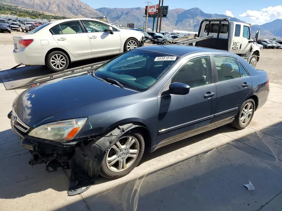 2007 HONDA ACCORD VIN JHMCM563X7C015158 фото 1