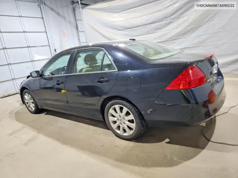 2007 Honda Accord Ex VIN 1HGCM66587A090222 фото 2