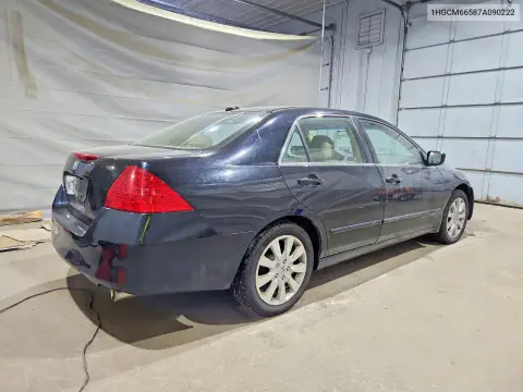 2007 Honda Accord Ex VIN 1HGCM66587A090222 фото 3