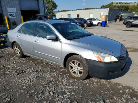 1HGCM568X7A083227 — 2007 Honda Accord, фото 4 с аукциона Copart, Передняя часть