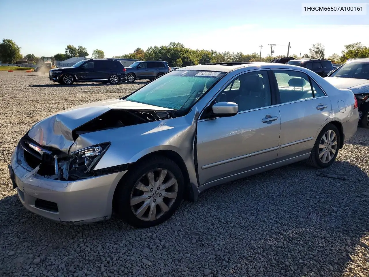 1HGCM66507A100161 Honda Accord 2007 — повреждение Передняя часть, фото до ремонта