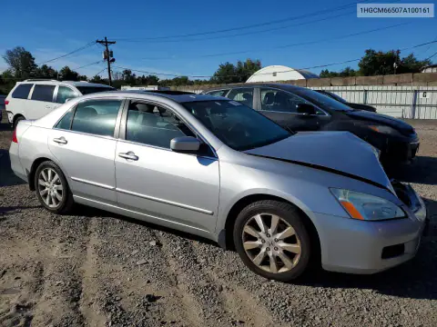 1HGCM66507A100161 — 2007 Honda Accord, фото 4 с аукциона Copart, Передняя часть