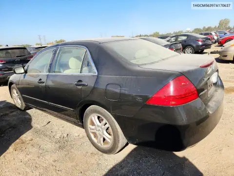 1HGCM56397A170637 — 2007 Honda Accord, фото 2 с аукциона Copart, Мелкие вмятины и царапины