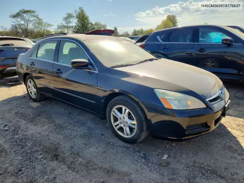 1HGCM56397A170637 — 2007 Honda Accord, фото 4 с аукциона Copart, Мелкие вмятины и царапины
