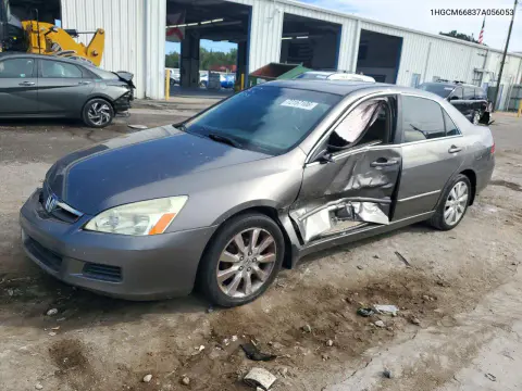 1HGCM66837A056053 — 2007 Honda Accord, Сторона, фото до ремонта