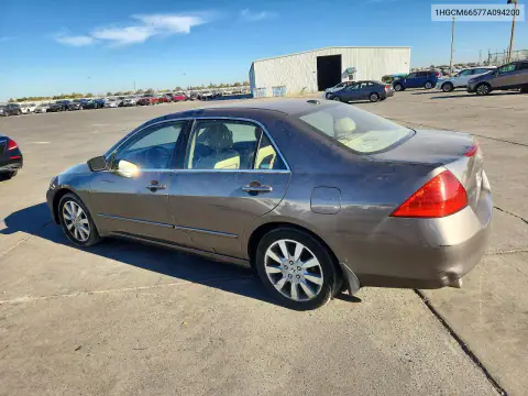 1HGCM66577A094200 — 2007 Honda Accord, фото 2 с аукциона Copart, Передняя часть