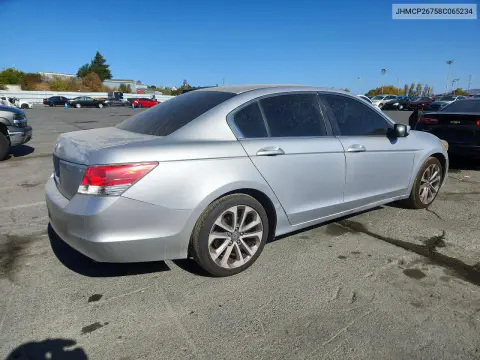 2008 Honda Accord Ex VIN JHMCP26758C065234 фото 3