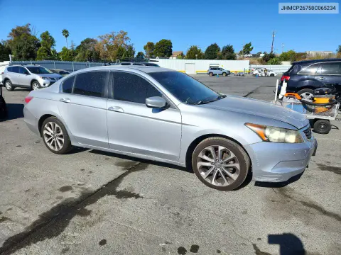 2008 Honda Accord Ex VIN JHMCP26758C065234 фото 4