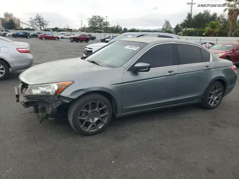 2008 Honda Accord Exl VIN JHMCP26818C014662 фото 1
