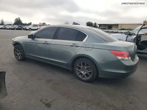 2008 Honda Accord Exl VIN JHMCP26818C014662 фото 2
