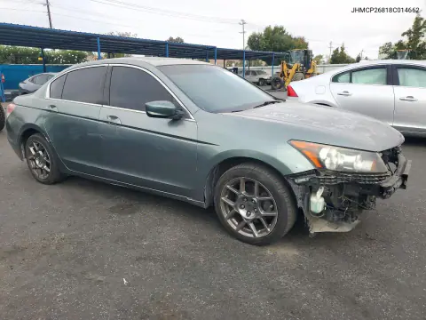 2008 Honda Accord Exl VIN JHMCP26818C014662 фото 4