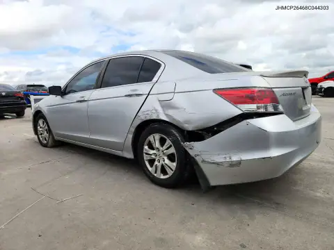JHMCP26468C044303 — 2008 Honda Accord, фото 2 с аукциона Copart, Передняя часть