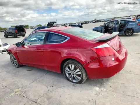 2008 Honda Accord Exl VIN 1HGCS12858A006724 фото 2
