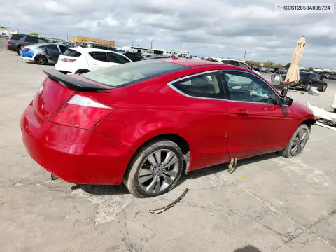 2008 Honda Accord Exl VIN 1HGCS12858A006724 фото 3