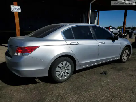 2008 Honda Accord Lx VIN 1HGCP26378A124067 фото 3