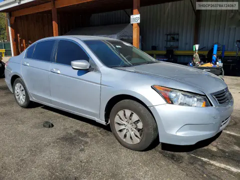 2008 Honda Accord Lx VIN 1HGCP26378A124067 фото 4