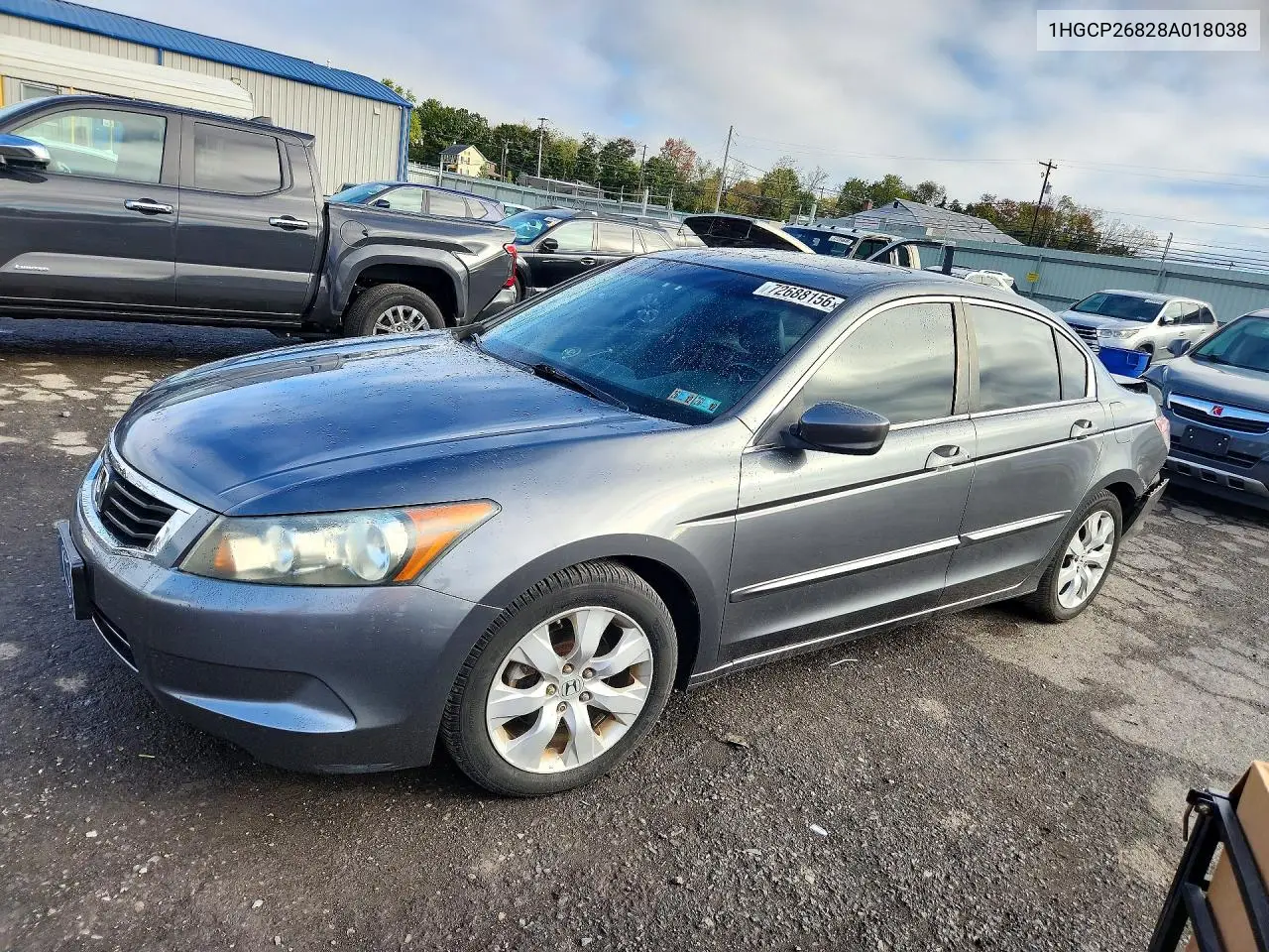 2008 Honda Accord Exl VIN 1HGCP26828A018038 фото 1