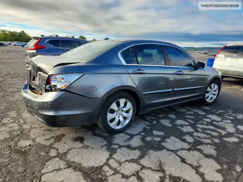 2008 Honda Accord Exl VIN 1HGCP26828A018038 фото 3