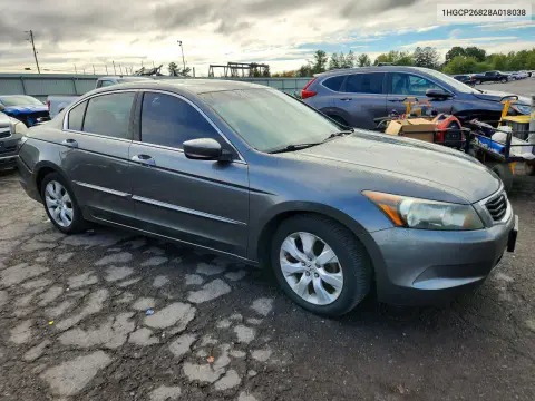 2008 Honda Accord Exl VIN 1HGCP26828A018038 фото 4