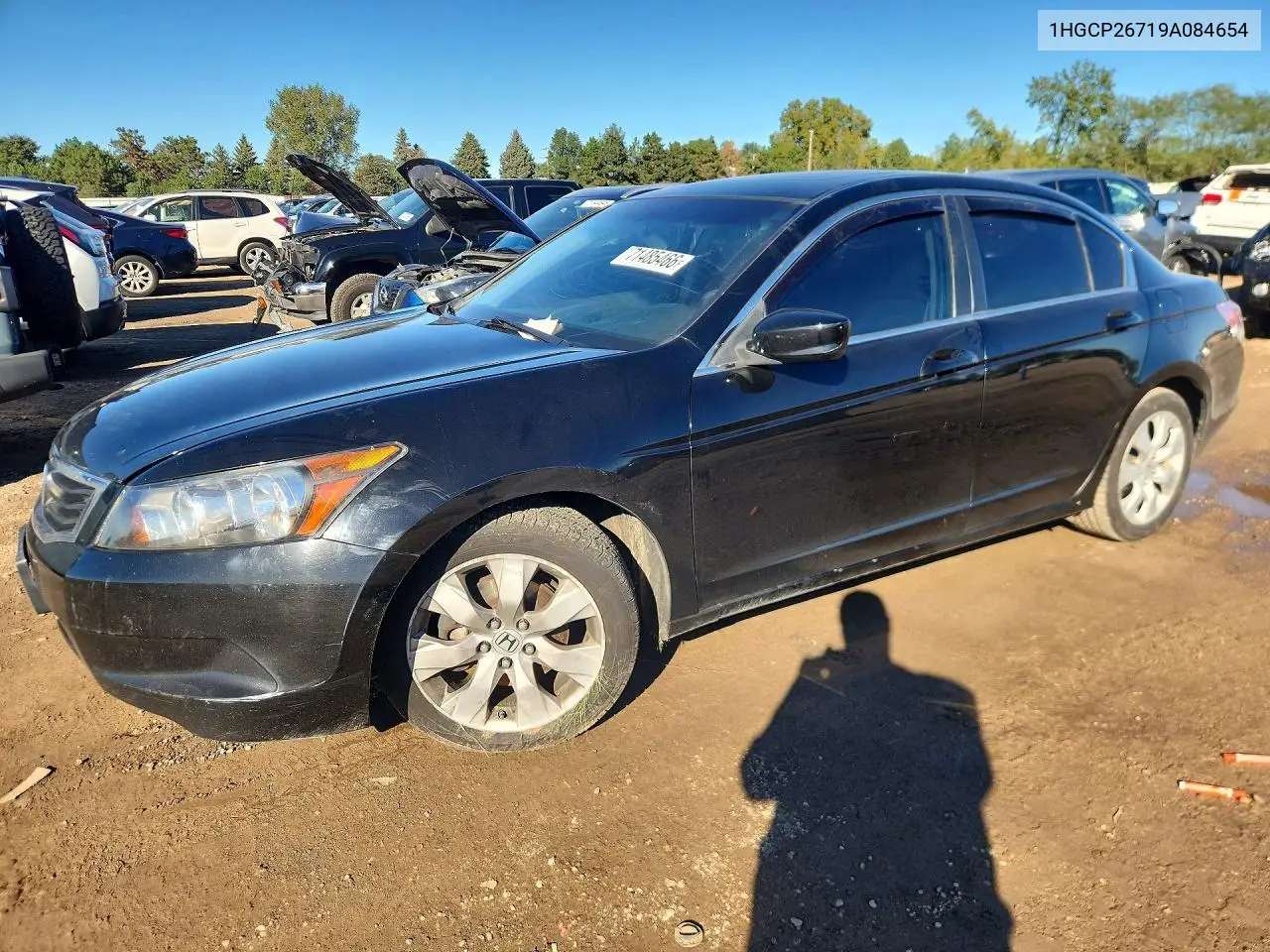 2009 Honda Accord Ex VIN 1HGCP26719A084654 фото 1