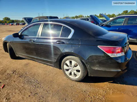 2009 Honda Accord Ex VIN 1HGCP26719A084654 фото 2