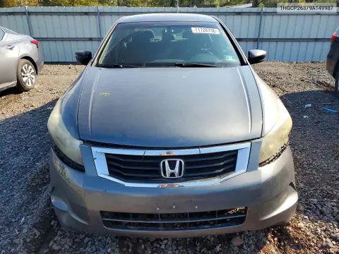 1HGCP26379A149987 — 2009 Honda Accord, Передняя часть, фото до ремонта